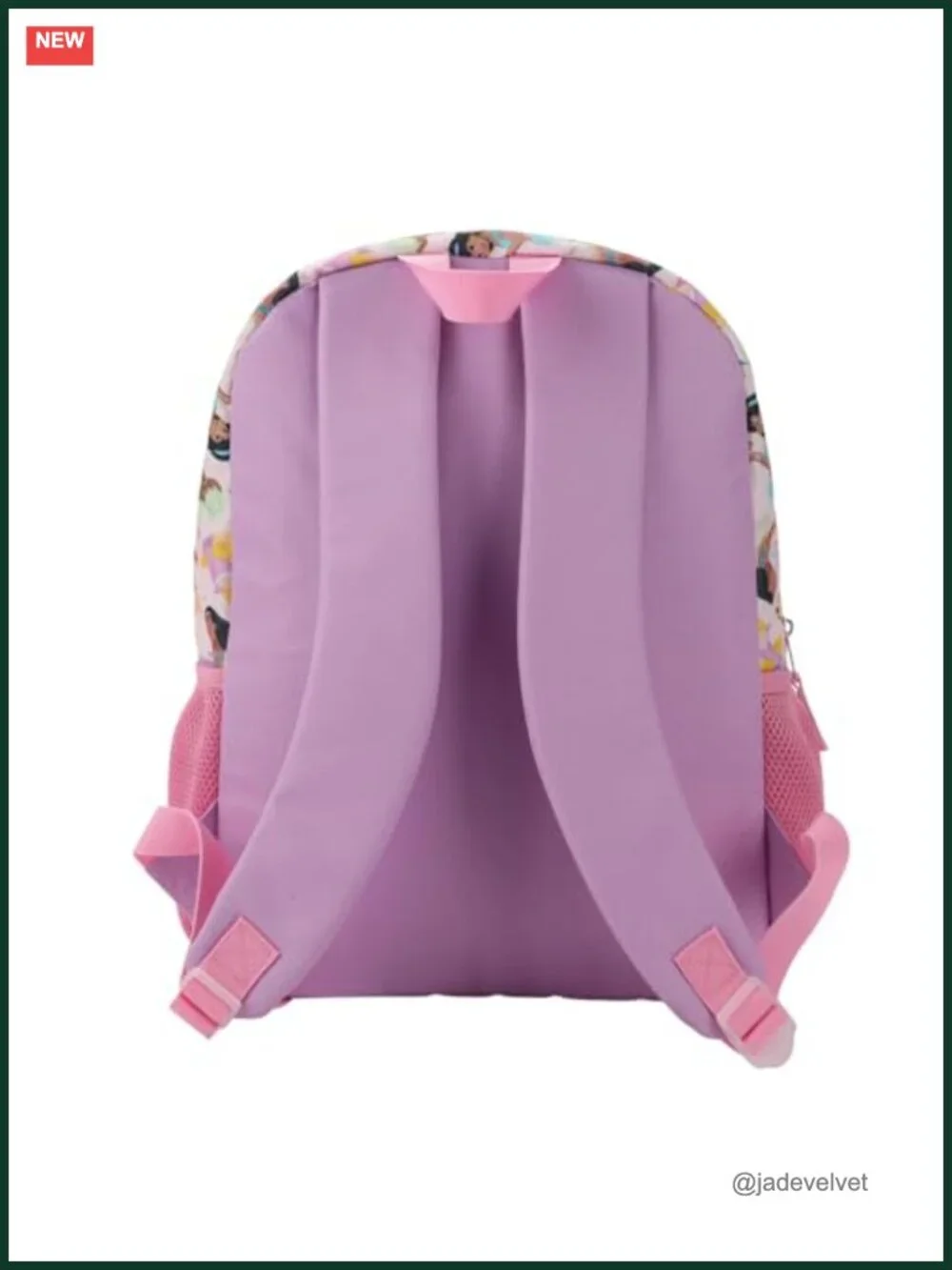 Kids' Backpack with Iconic Disney Princess All-Over Print 14 Inch Daypack